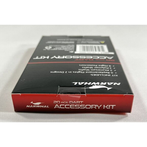 NARWHAL 20 Piece Dart Accessory Kit For Steel & Soft Tip Darts Adult Game Sport - Picture 5 of 6
